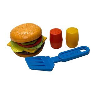 Vintage Fisher Price Fun with Food "#2135 Burger Deluxe Set" Complete